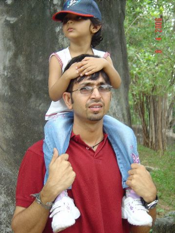 Husband and daughter
