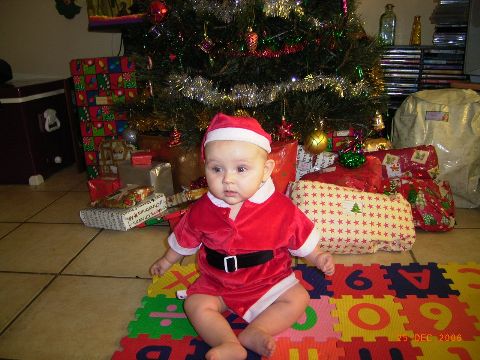 Ebony Rose at Christmas
