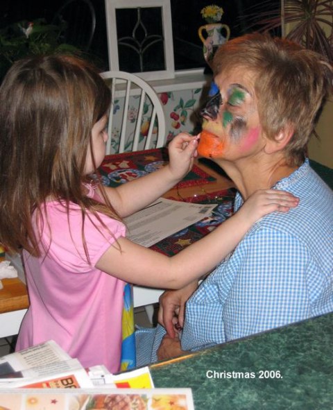 Susan Frank with granddaughter Evi
