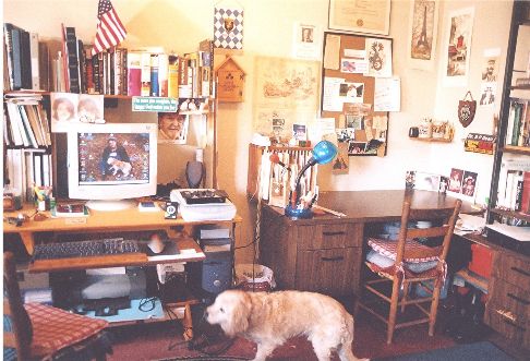 Sparky and B Paul Dean Desk