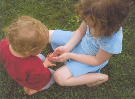 Stella and Drew and a Bug