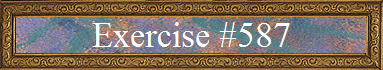 Exercise #587