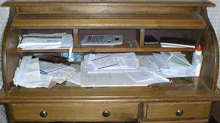 Open Rolltop Desk